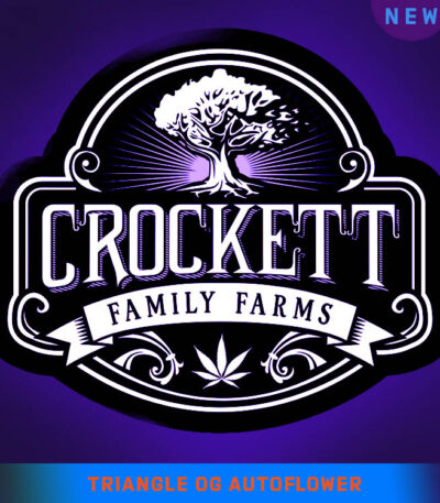 Triangle OG Autoflower seeds. Crockett Family Farms white label.