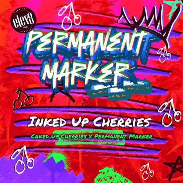 Inked Up Cherries (permanent marker) x (caked up cherries)