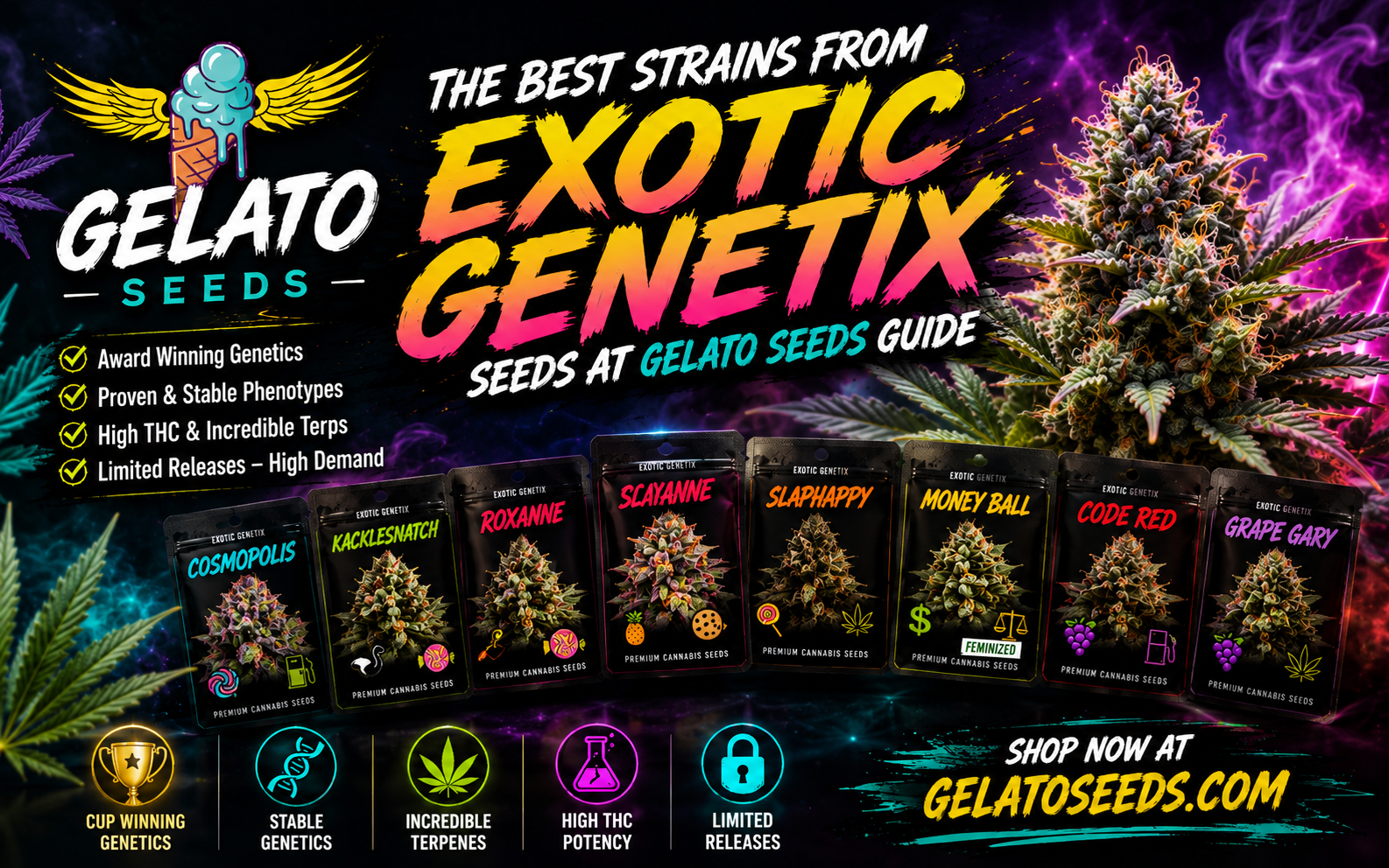 Exotic Genetix Strains Guide